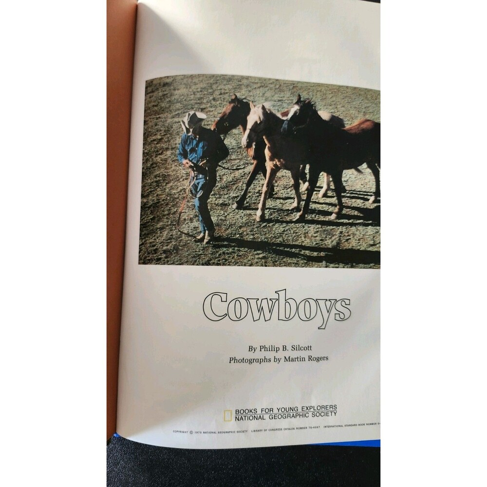 Vintage National Geographic Young Explorers Cowboys & Indians Books Lot of 2 - Picture 6 of 6